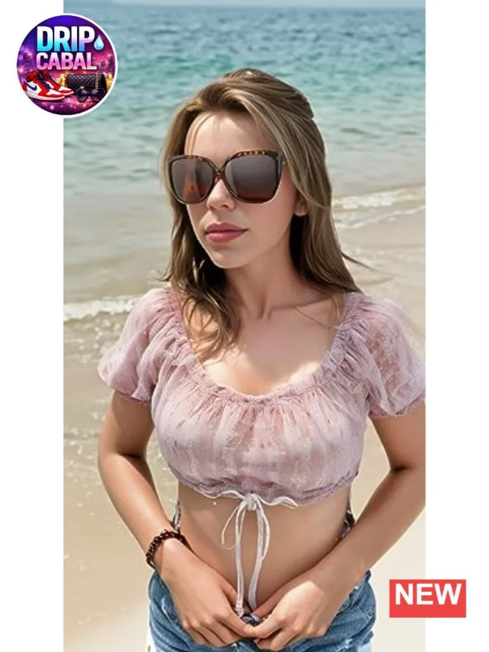 Oversized Square Cat Eye Hybrid Fashion Sunglasses UV Protection for Women -